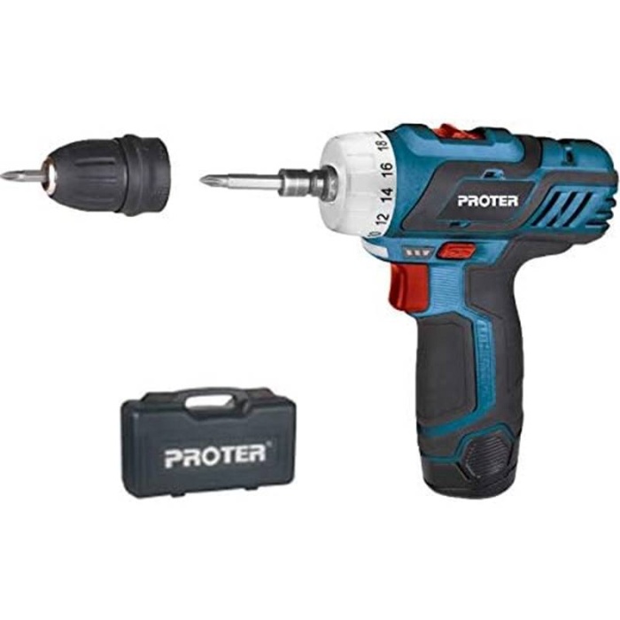 Proter PST 222 Plus Şarjlı Akülü Vidalama Tornavida