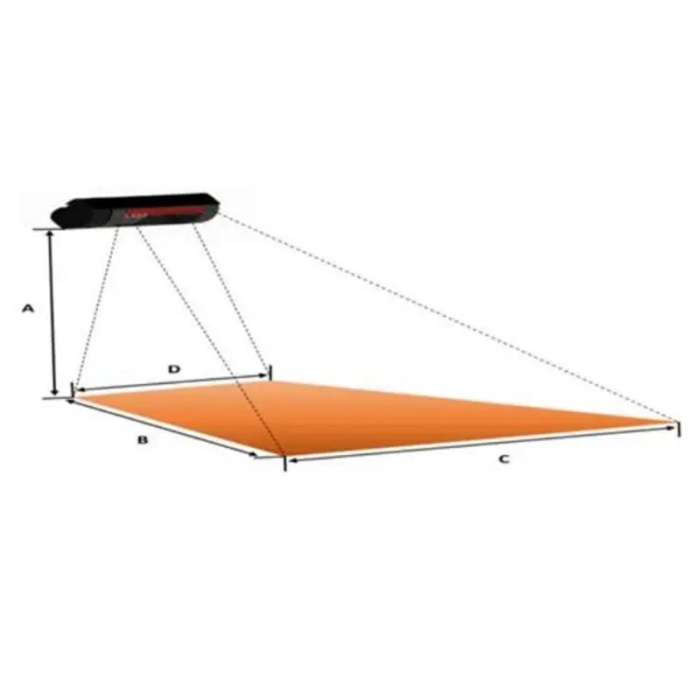 Elcon RCH-2000/4 Dış Mekan İnfrared Elektrikli Kızılötesi Isıtıcı