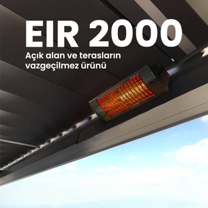 Elcon EIR-2000 Elektrikli Infrared Isıtıcı 2000W