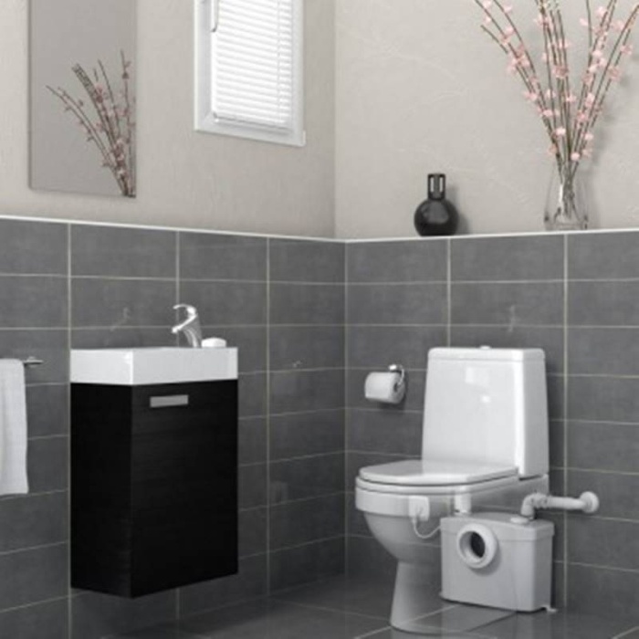 Sanihydro Sanipro XR WC + 3 Ünite Öğütücü Tahliye Cihazı