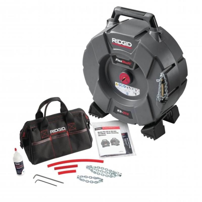 Ridgid 64278 K9-204 Global 2 FlexShaft Kanal Açma Temizleme Makinesi