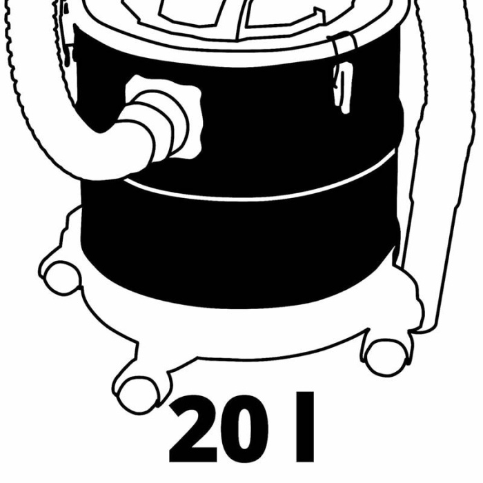 Einhell 2351666 TC-AV 1720 DW Ash Vac Kül Toplama Süpürgesi