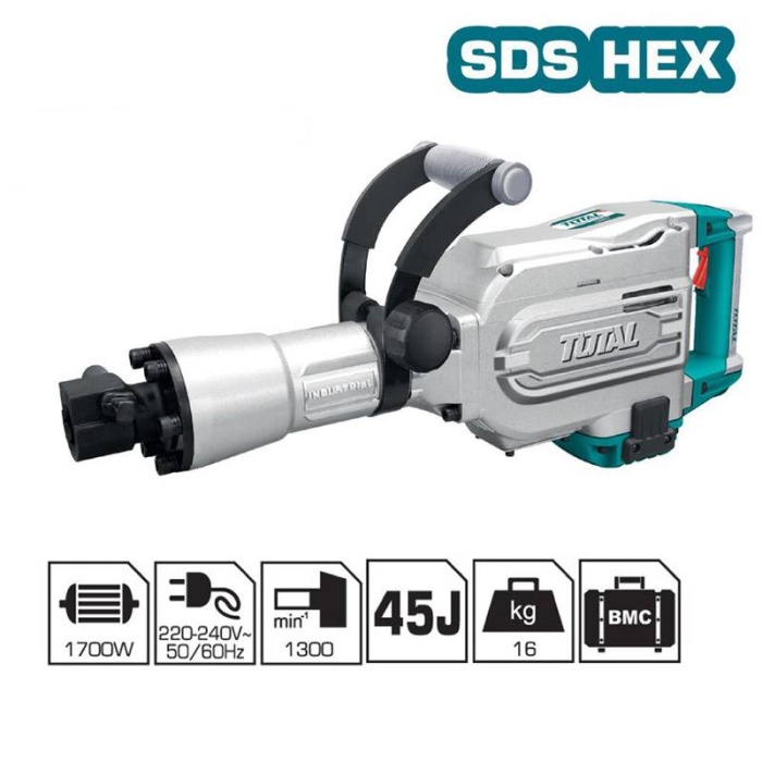 Total TH215456 1700W 45J Hex Kırıcı Hilti
