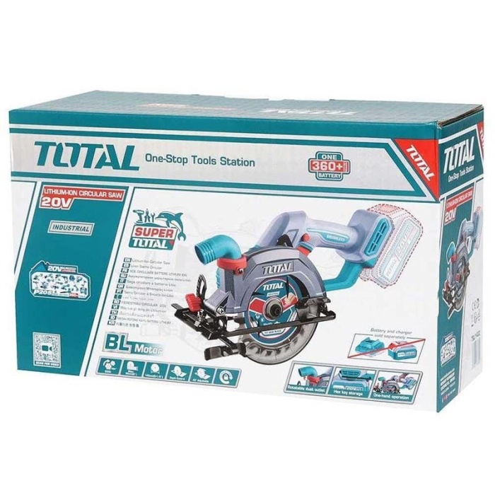 Total TSLI1402 Solo Akülü Kömürsüz Daire Testere