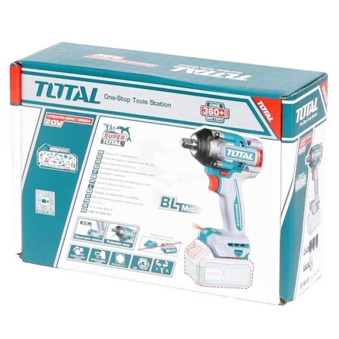 Total TIWLI20501 Solo Akülü Darbeli Kömürsüz Somun Sıkma Sökme