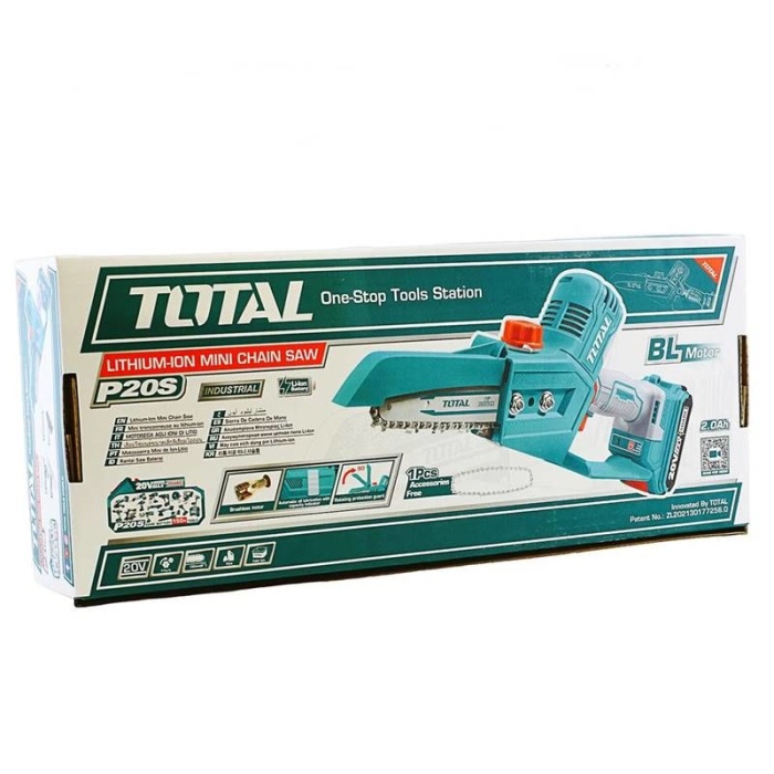 Total TGSLI20681 Akülü Zincirli Ağaç Budama Testeresi