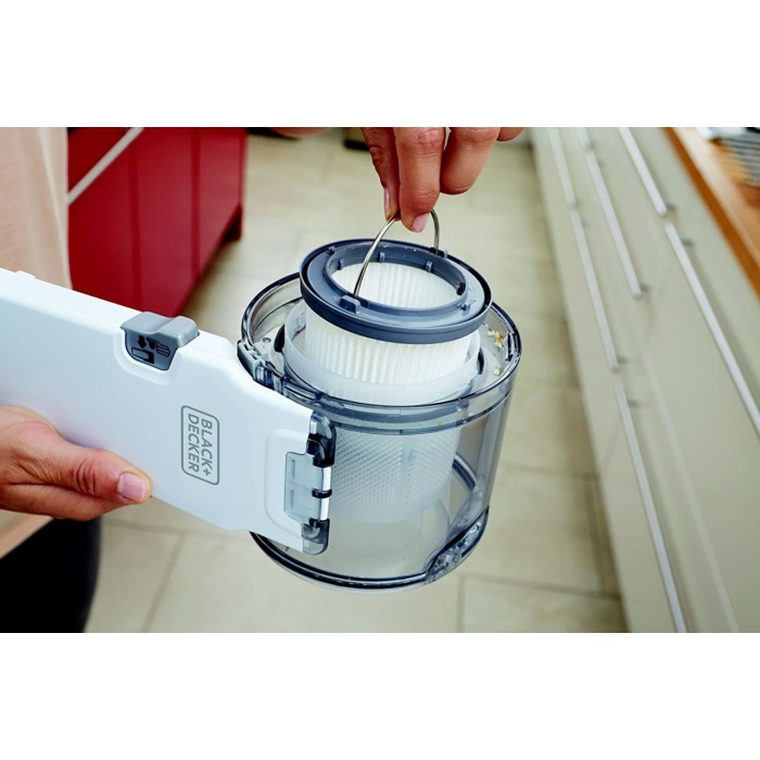 Black+Decker PV1420L 14.4V/27.5Watt Lı-Ion Döner Kafa Sıklonık Sıstem Şarjlı Süpürge