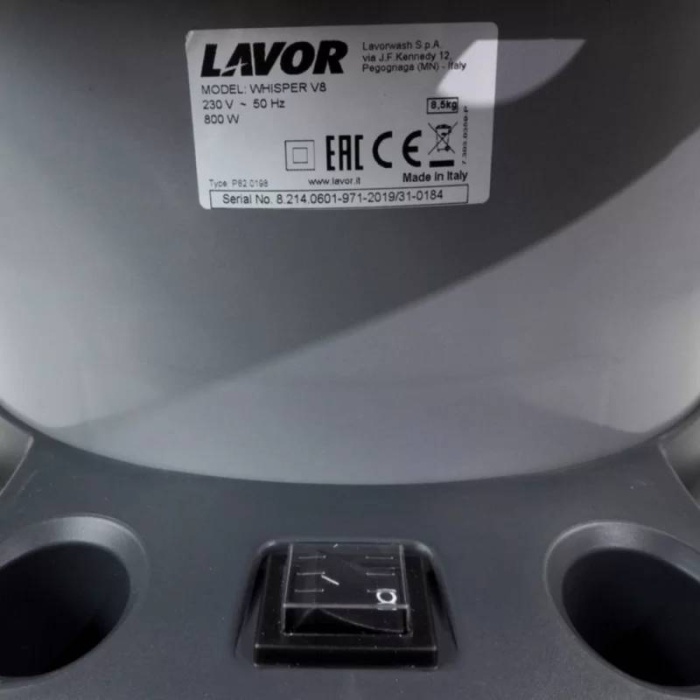 Lavor Whisper Profesyonel Kuru Vakum Ultra Sessiz Elektrik Süpürgesi