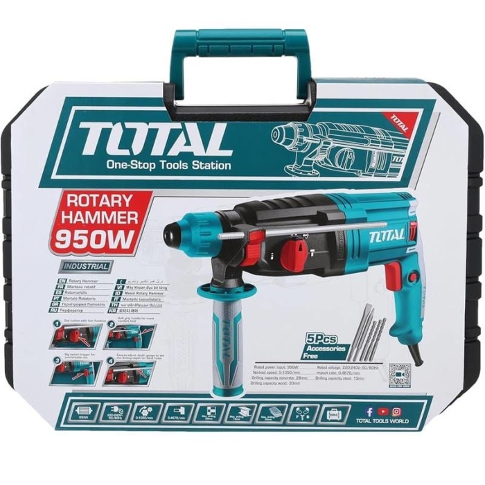 Total TH309288 Sds Plus Kırıcı Delici Matkap