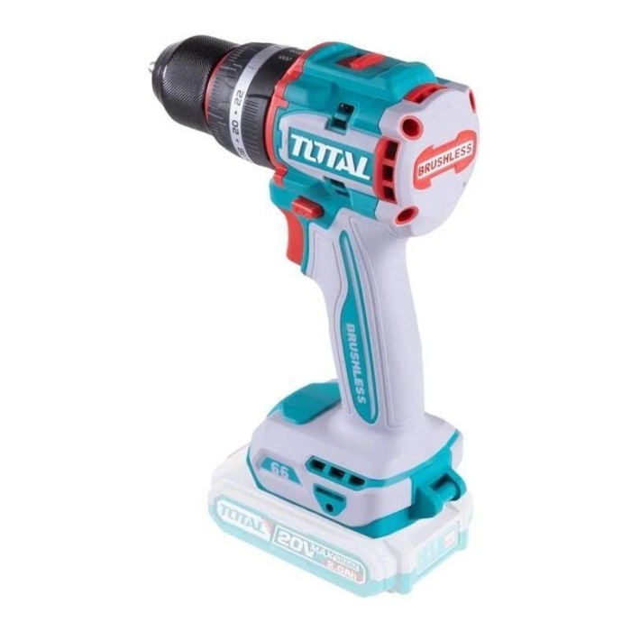 Total TIDLI209681 Solo 20V Akülü Kömürsüz Darbeli Matkap