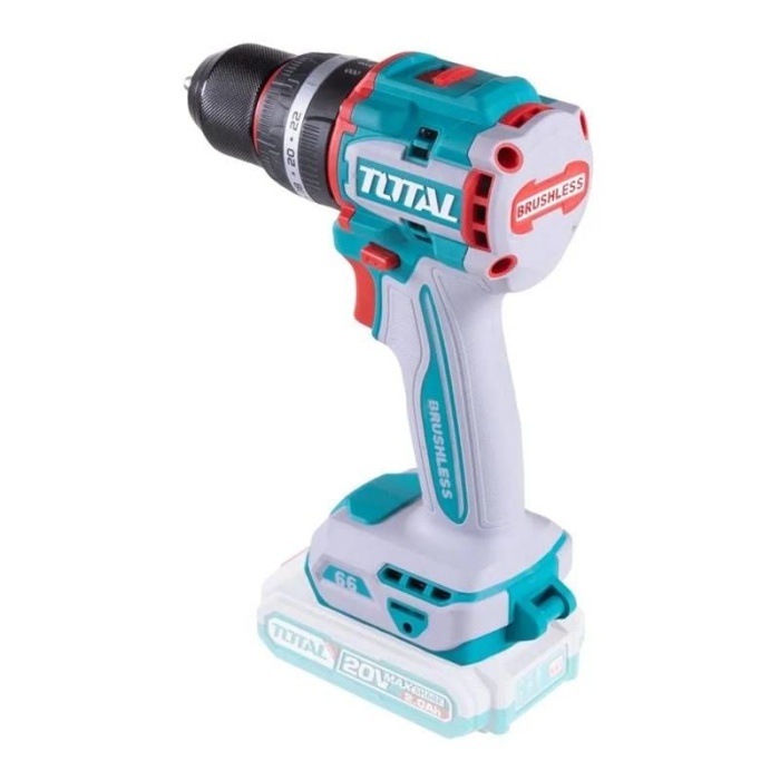 Total TIDLI206681 Solo 20V Akülü Kömürsüz Darbeli Matkap