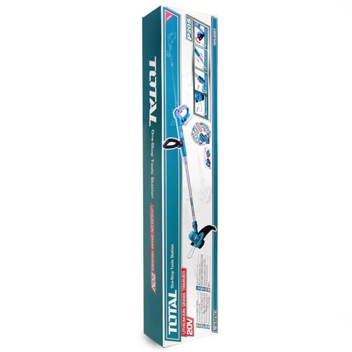Total TGTLI20301 Akülü Çim Biçme Kenar Ot Kesme 20V 1x2.0Ah