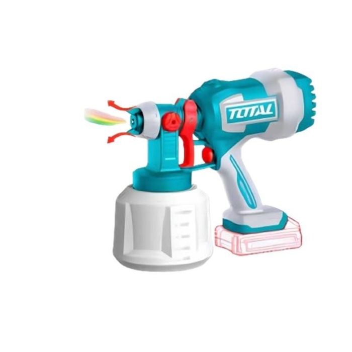 Total TSGLI20042E Akülü Boya Tabancası 20V 1x2.0 Ah