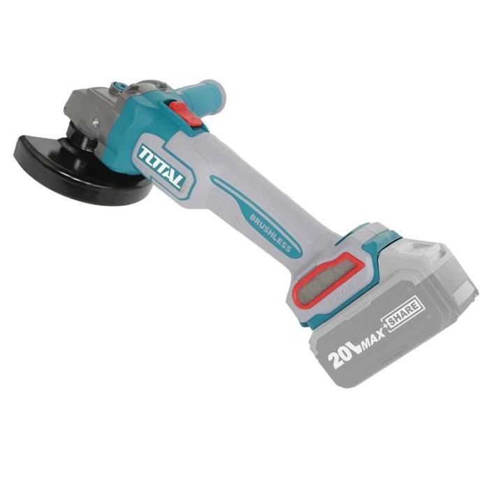 Total TAGLI211545 Akülü Kömürsüz Avuç Taşlama 20V 2x5.0 Ah