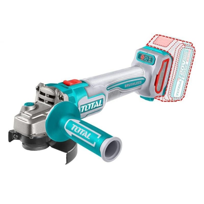 Total TAGLI211545 Akülü Kömürsüz Avuç Taşlama 20V 2x5.0 Ah