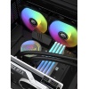 MasterFox Kirin 240mm Siyah Sıvı Soğutma