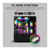 CoolMoon CM-GH2 5V ARGB Ayarlanabilir Dikey Ekran Kartı Tutucu Stand Siyah