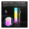 CoolMoon CM-GH2 5V ARGB Ayarlanabilir Dikey Ekran Kartı Tutucu Stand Siyah