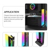CoolMoon CM-GH2 5V ARGB Ayarlanabilir Dikey Ekran Kartı Tutucu Stand Siyah