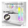 CoolMoon CM-GH2 5V ARGB Ayarlanabilir Dikey Ekran Kartı Tutucu Stand Beyaz