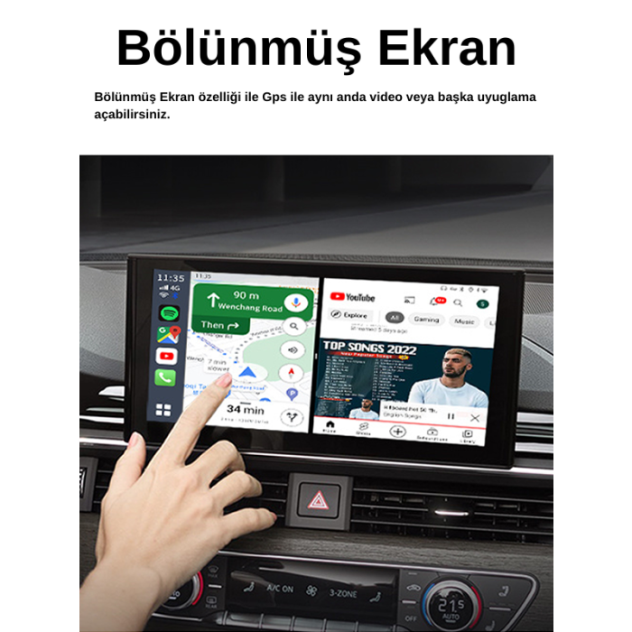 Carlinkit Tbox Max Ambient Android 13.0 Carplay disney, Prime Netflix