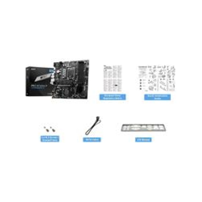 Msı Pro B760M-P SOKET 1700 DDR5 6800(OC) PCI-E M.2 USB3.2 HDMI DP VGA 1x 1G LAN mATX Anakart