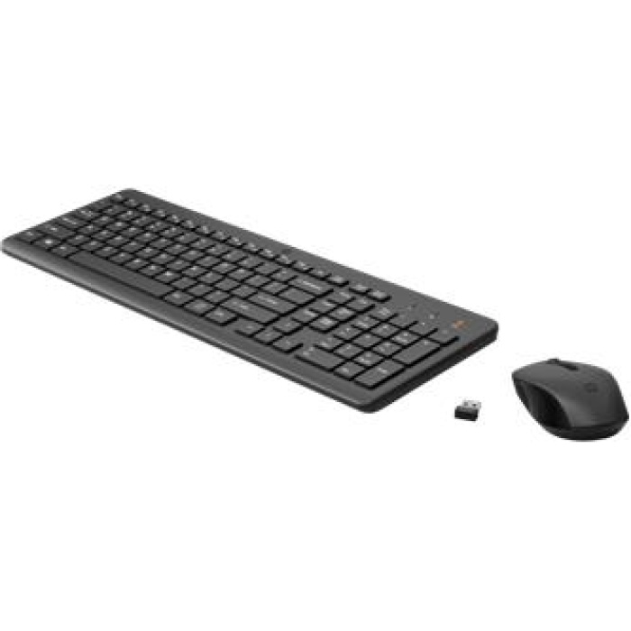 HP 330 2V9E6AA 2.4 Ghz Kablosuz Klavye & Kablosuz Mouse Set (1 x AAA (mouse); 1 x AAA (keyboard)