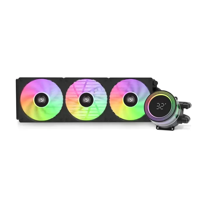 MASTERFOX DASHBOARD 360MM LED GOSTERGELI SIVI SOGUTMA SIYAH