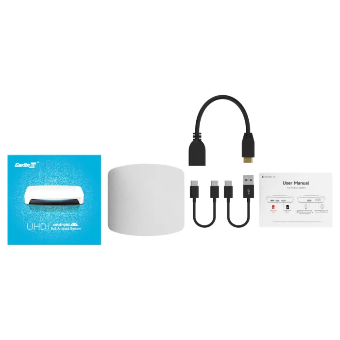 Carlinkit UHD Android 13, 8+128GB, HDMI Output ve USB-A, Kablosuz CarPlay & Android Auto, Google Play Store, Netflix, Youtube, SIM Kart Destekli Android Box (IMEI Kayıtlı)