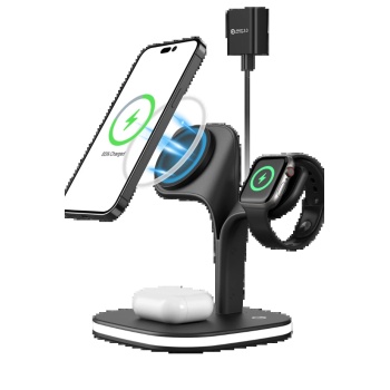 NTM YM-UD22 Kablosuz Şarj Masaüstü Set - Siyah