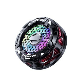 NTM FS02 15W RGB Radyatör Telefon Soğutucu Fan - Siyah