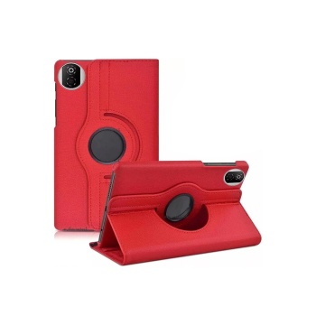 NTM Huawei Honor Pad X7 360 Tablet Deri Kılıf - Kırmızı