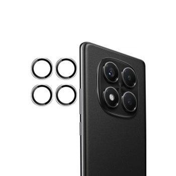 NTM Xiaomi Redmi Note 14 Pro 4G PVD Metal Kamera Lens - Gümüş