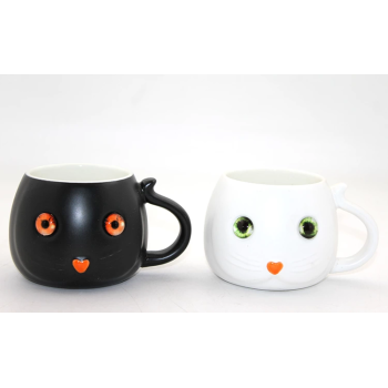 Porselen Kedili Kupa Bardak Aalk2522