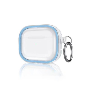 NTM Airpods Pro 2 (2.nesil) Shiny Şeffaf Kılıf - Sierra Blue