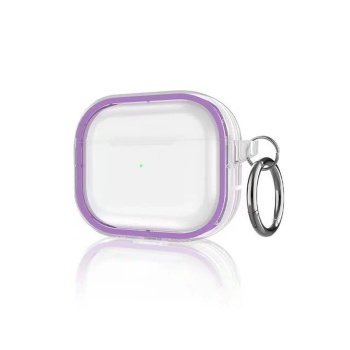 NTM Airpods Pro 2 (2.nesil) Shiny Şeffaf Kılıf - Mor