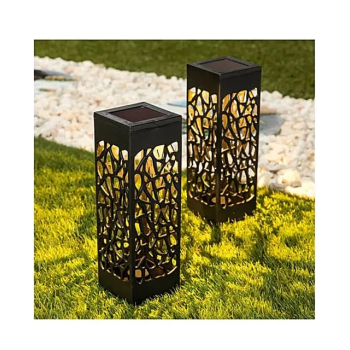 Dekoratif Solar Güneş Enerjili Bahçe Aydınlatması Yürüyüş Yolu Seti ( 6 Adet )