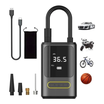 Ka-760 Kablosuz Oto Araç Mini 4000mah 150 Psı Işıklı Oto Hava Kompresörü