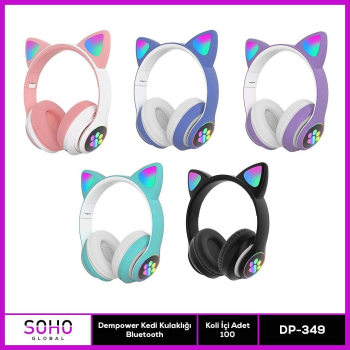 Kedi Figurlu Kulaklık