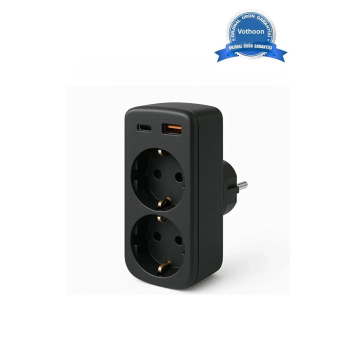 Çoklu Priz Yüksek Gerilim Korumalı 2’li Priz 1xusb 1xtype-c Çıkışlı Grup Priz Çoğaltıcı