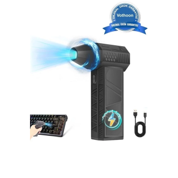 Turbo Jet 130000rpm Şarjlı Turbo Jet Şiddetli Fan Güçlü Hava Üfleyici Araç Süpürgesi 4000 Mah 52m/sec