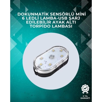 Araç İçi Dekorasyon İçin Manyetik ve Yapışkanlı LED Ambiyans Lambası