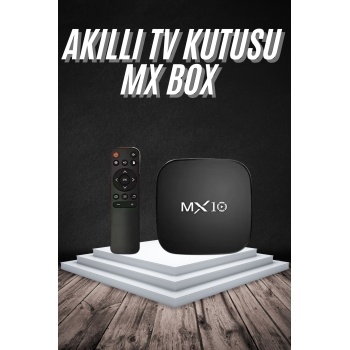Akıllı TV kutusu Mx Box Android 7.1 TV kutusu 2.4G Wifi
