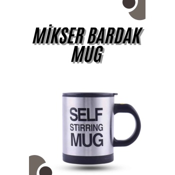 Karıştırıcı Özellikli Mikser Kupa Bardak Kompakt Taşınabilir Mug