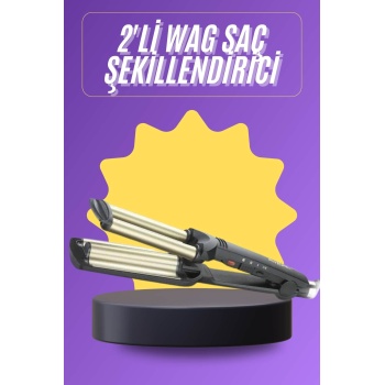 Profesyonel Seramik Kaplama Saç Şekillendirici Wag Maşa Isı Ayarlı