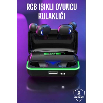 Bluetooth Kulaklık Powerbankli Yüksek Ses Kaliteli Şarj Göstergeli