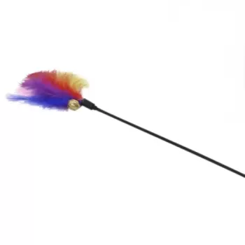 Renkli Tüylü ve Zilli Kedi Oltası