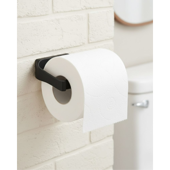 Duvara Monte Siyah Peçetelik Minimal Banyo Aksesuarı