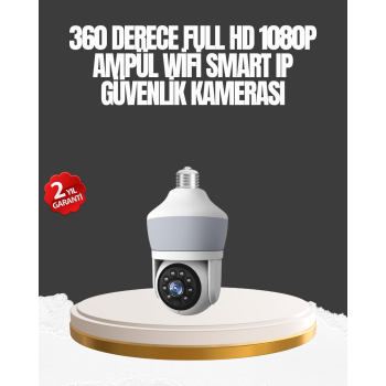 Gece Görüşlü Mobil Uygulamalı Akıllı Ampül Kamera