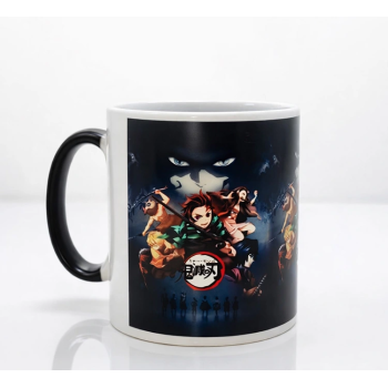 Porselen Renk Değiştiren Demon Slayer Kupa Bardak Aalk383
